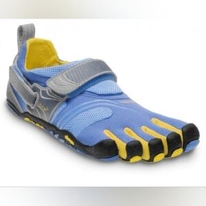 Vibram Fivefingers Barefoot Shoes W3664 Womens Size 40 US 8 Blue Velcro